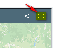 Agrandir la carte sur l'application My Maps